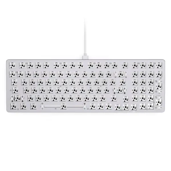 Glorious GMMK 2 Full-Size - Barebone biela / Telo klávesnice / Full-Size formát / ANSI-Layout (GLO-GMMK2-96-RGB-W)