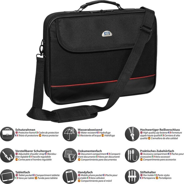 Pedea PEDEA Notebook Starterset Trendline 33,8cm (13,3"), schwarz