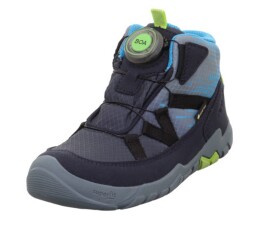 Chlapčenské celoročné barefoot topánky TRACE Blue/ Light Green GTX Superfit 1-006040-8010 - 30
