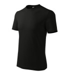 Klasické tričko unisex čierne S