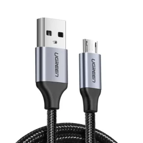 Ugreen micro USB Kábel QC 3.0 2.4A 1m čierna (60146)