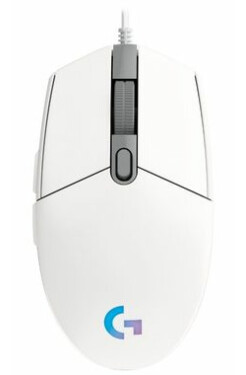 Logitech G102 Lightsync biela drôtová herná myš 8000 DPI tlačidiel RGB Lightsync (910-005824)