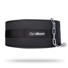 Pás na závažie Dip Belt - GymBeam (sivá) (36211-1-black)