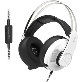 Venom VS2876 Sabre Gaming stereo headset biela / Herné slúchadlá s mikrofónom / jack 3.5 mm / 1.2 m (VS2876)