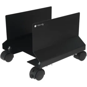 Techly ICA-CS-34 čierna / Multimediálny vozík / kovový / nosnosť 25 kg / na kolieskach (ICA-CS-34)