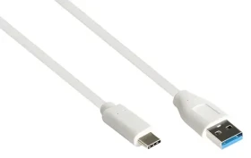 Good Connections USB-A - USB-C biela / USB kábel / USB 3.2 Gen 2 / 0,5 m / 10 Gbit/s (2831-AC005W)