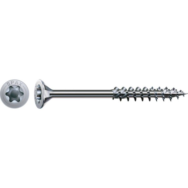 SPAX SPAX Seko-T-Tg 191010801605 skrutka do dreva 8 mm 160 mm Torx, vnútorná korunka šesťhranná ocel glavanizované zinkom 50 ks; 0191010801605