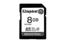 Kingston Industrial pSLC SDHC 8GB / UHS-I V30 / U3 / A1 / Class 10 / Odolná (SDIT/8GB)