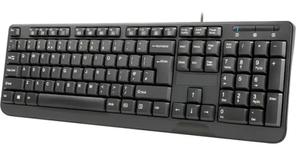 Natec Trout Slim / Drôtová klávesnica / CZ/SK layout / USB / Membránová (NKL-1460)