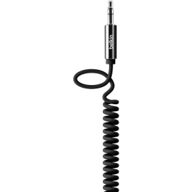 Belkin AV10126cw06-BLK jack audio prepojovací kábel [1x jack zástrčka 3,5 mm - 1x jack zástrčka 3,5 mm] 1.80 m čierna špirálový kábel; AV10126cw06-BLK