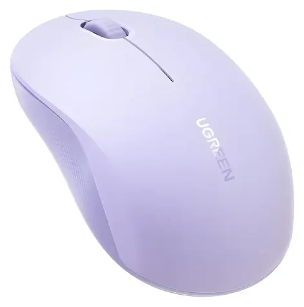 Silent Click M331 fialová / Bezdrôtová optická myš / tichý klik / USB prijímač