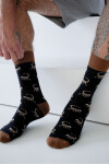 Pánske ponožky Monkeys 0125.116 černá 39-42