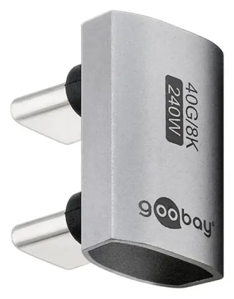 Goobay 74446 / USB-C adaptér / 180 ° U-shape / USB4 (74446)