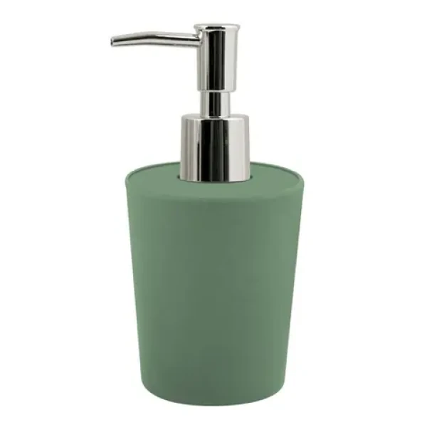 Spirella TAKEO dávkovač mydla bazalkovo zelený / bambusové vlákna / 400 ml (7610583215994)