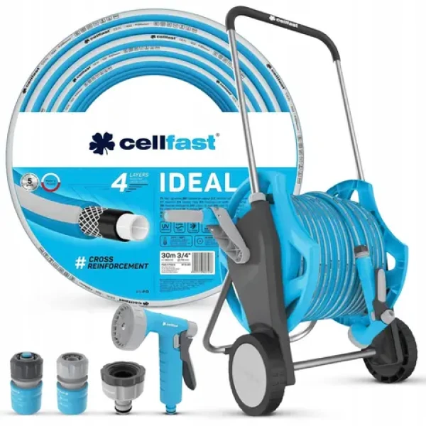 CELLFAST DISCOVER 30 / Záhradný hadicový vozík / hadica 3/4" / 30 m / C55-063 (C55-063)