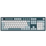 Montech MKey Freedom modrá / herná klávesnica / mechanická / spínače GateronG Pro 2.0 Red / drôtová / DE (MK105FR ISO GE)