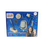 Mamido Mamido Detský kadernícky set so žehličkou a zrkadlom modrý 17 ks