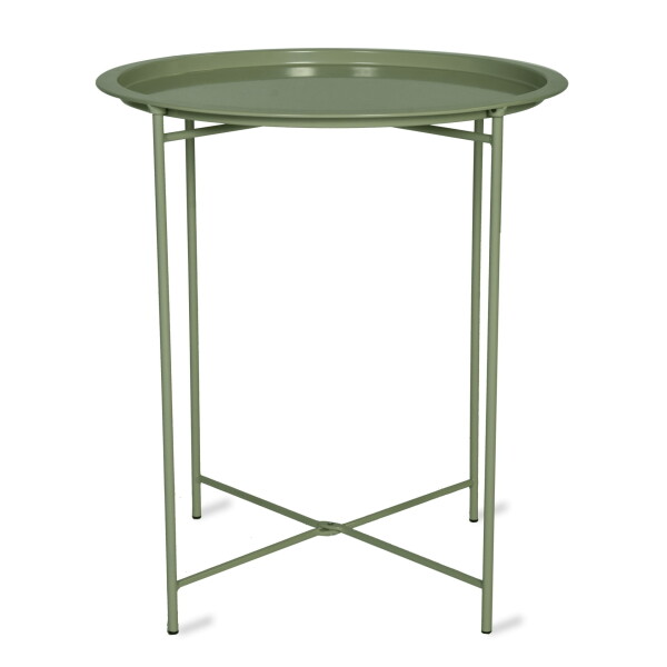 Garden Trading Skladací zahradný stolík Thistle Green Ø 46 cm