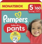 Pampers Baby Dry Pants Junior 11-17kg (160 ks) / plienkové nohavičky / veľkosť 5 (11-17kg) (8006540711781)