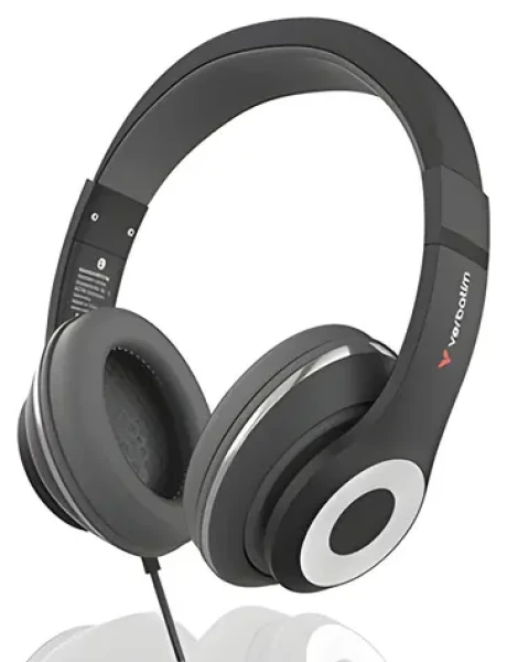 Verbatim TruSound čierna / Slúchadlá s mikrofónom / USB-C / cez hlavu (30198)