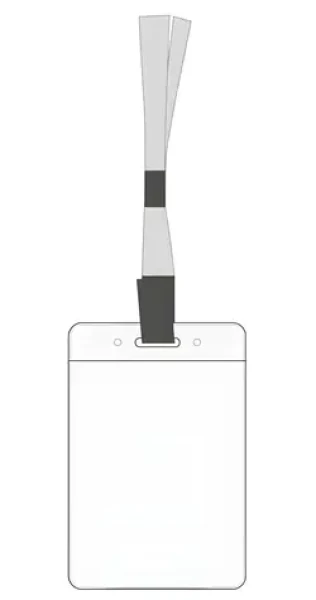 EuroSupplies Šnúrka LILY čierna / Šnúrka na krk / Klip / 900 mm / šírka 10 mm