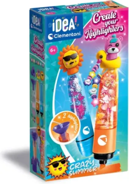 Clementoni IDEA Kreatívna sada na výrobu zvýrazňovačov Summer