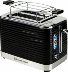 Russell Hobbs Inspire Black 24371-56 čierna / Hriankovač / 860 W / nastaviteľný stupeň opečenia / rozpekacia mriežka (24371-56)