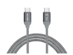 Nevox Kábel USB-C (M) - USB-C (M) 1 m šedá / 100W (4250686406535)
