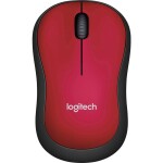 Logitech M185 Wi-Fi myš bezdrôtový optická červená 3 tlačidlo 1000 dpi; 910-002237