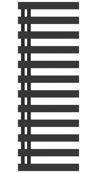 HOPA - Kúpeľňový radiátor EDINBURGH čierna farba - Farba radiátora - Čierna, Rozmer radiátora - 500 × 1380 mm, výkon 543 W, Typ pripojenia - Spodný 50 mm RADEDI501431