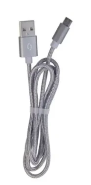 ALIGATOR TUBA 2A nabíjací kábel microUSB sivý (DAKT008)