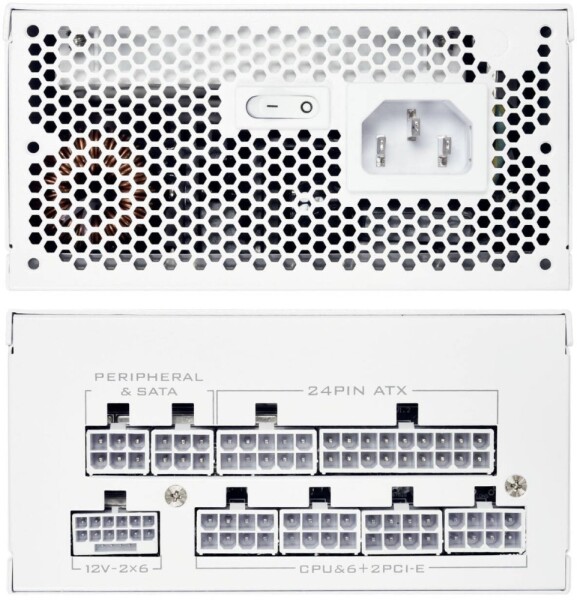 Lian Li SP850 V2 Gold Zasilacz modular, ATX, 850 Watt, Biely