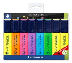 Staedtler Textsurfer Promotion 6+2 / Zvýrazňovač / sada 8 ks / mix farieb / šírka stopy 1-5 mm (364 A WP8)