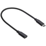 Akyga USB kábel USB-C ® zástrčka, USB-C ® zásuvka 0.30 m čierna AK-USB-32; AK-USB-32