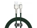 Baseus CALJK-A06 Kábel USB-A (M) - Lightning (M) 1 m zelená (CALJK-A06)