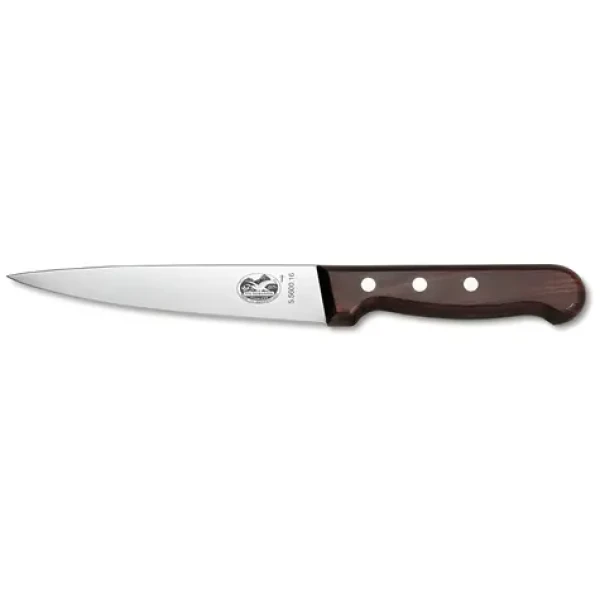 VICTORINOX Wood 16 cm / Vykrvovací nôž / Protišmyková rukoväť / Nerezová oceľ (5.5600.16)