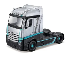 Bburago Haulers Custom cabs Kamión MB Actros Gigaspace strieborná