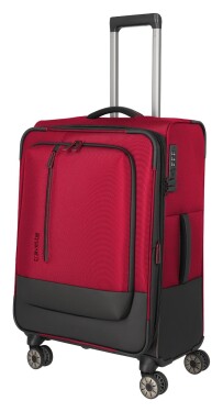 Stredný kufor na kolieskach Travelite Crosslite 5.0 M Red