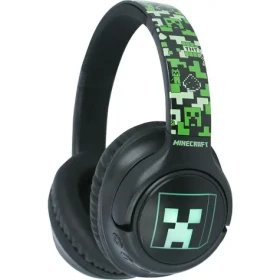 OTL Technologies Minecraft LED / Bezdrôtové detské slúchadlá / mikrofón / Bluetooth 5.3 (MC1241)