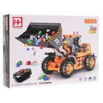 Mamido Technická stavebnica R/C buldozér 653 dielikov žltý