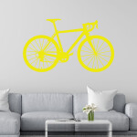 Veselá Stena Samolepka Bicykel Farba: modrá, Veľkosť: 100 x 58 cm