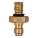 KS Tools 150.2650 Adaptérový kus M8x1,0 vonkajší závit a 1/4" hadicová prípojka s tesniacim krúžkom; 150.2650