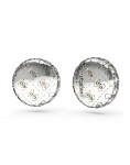 Guess Luxusné oceľové náušnice 4G Rising JUBE04265JWRHT/U