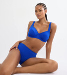 SUMMER TWIST - Minimalizačná plavková podprsenka - minimalizujúci strih a spoľahlivá podpora Triumph RACING BLUE 38D