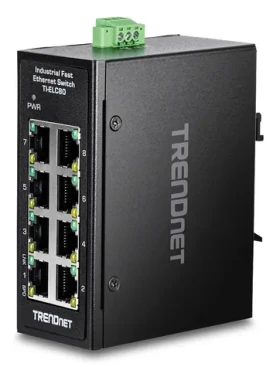Trendnet TI-ELC80 / Switch / Priemyselný / 8x 10/100 Mbps / DIN lišta / IP30 (TI-ELC80)