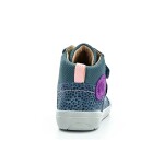 Superfit Superfree Nappa Hellblau/Lila členkové barefoot topánky 20 EUR
