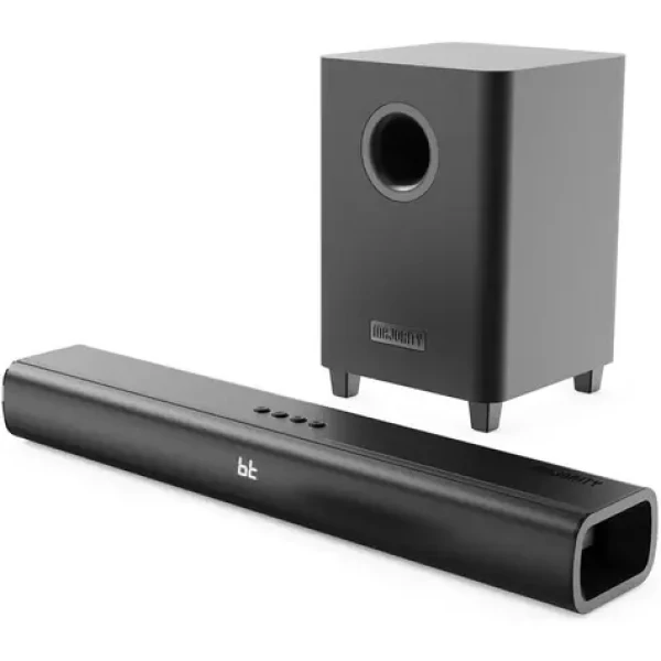 Majority Naga čierna / 2.1 soundbar / 120W / Bluetooth 5.0 / USB / AUX / RCA / optický vstup (5056444113191)