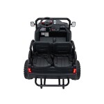 Mamido Detské elektrické autíčko Buggy Champion 24V štvormiestne čierne