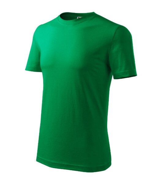 Klasické nové pánske tričko stredne zelené XL