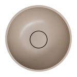 OMNIRES - SHELL M+ umývadlo na dosku, O35 cm, béžová mat SHELL350UNDB